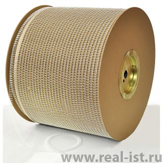 Пружины в бобинах, 6,4мм (1/4), 45 л., 80 000 петель, белый, шаг 3:1