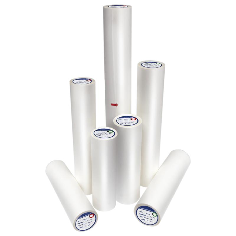 На склад поступила качественная глянцевая рулонная пленка для ламинирования.