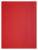 Обложки для переплета картонные, текстура лен, 250г/м2, А4, красный