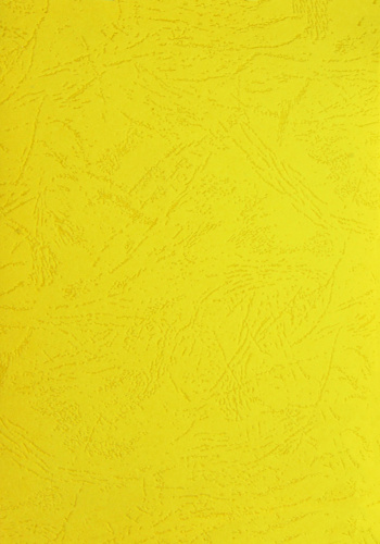 Обложки для переплета картонные, текстура кожа, 230г/м2, А3, желтый лимон