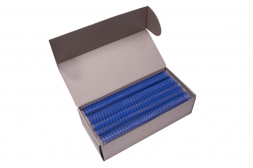 Пружины металлические, А4, 14,3мм (9/16"),  синие, 100 шт. в упаковке, TM DA