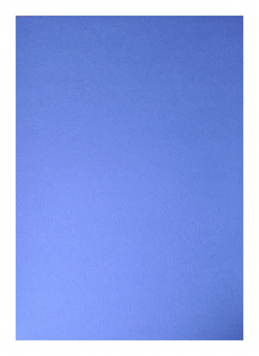 Обложки для переплета картонные, текстура кожа, 230г/м2, А3, синий