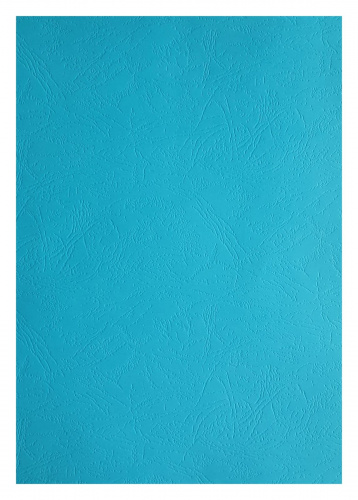 Обложки для переплета картонные, текстура кожа, 230г/м2, А3, синий морской