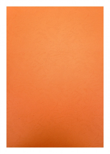 Обложки для переплета картонные, текстура кожа, 230г/м2, А3, оранжевый