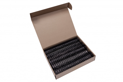 Пружины металлические, А4, 25,4мм (1"),  черные, 40 шт. в упаковке, TM DA